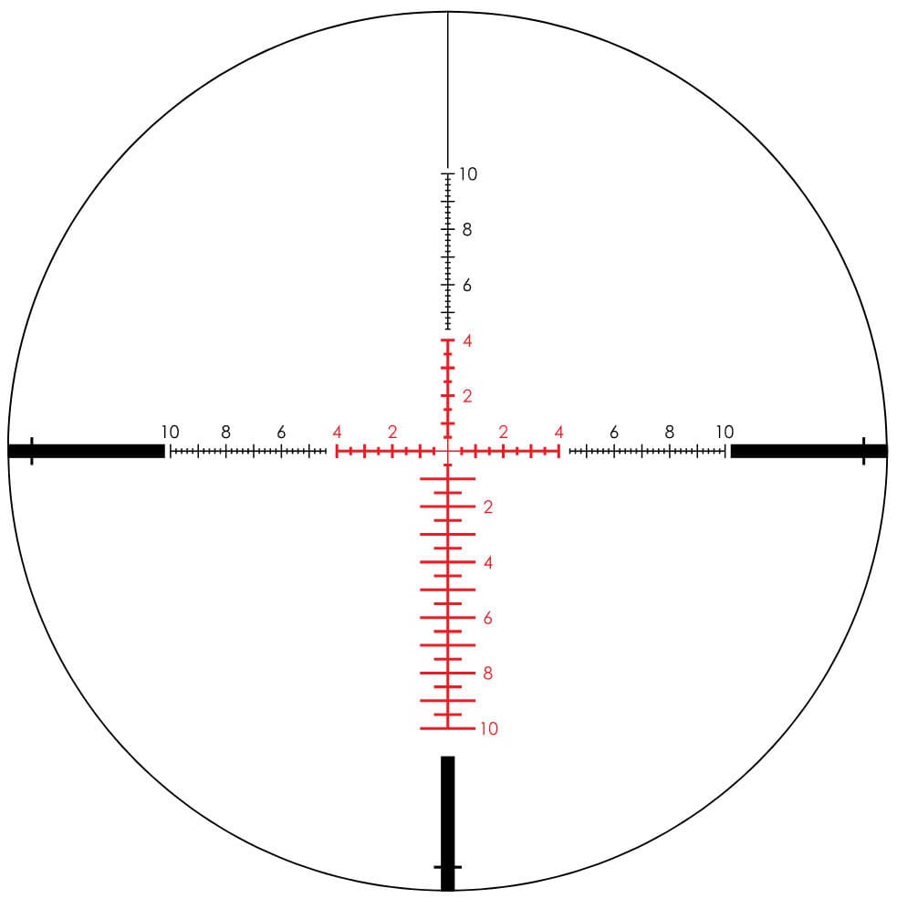 VORTEX PST GEN II Serie 2-10x32 FFP EBR-4 Leuchtabsehen MRAD