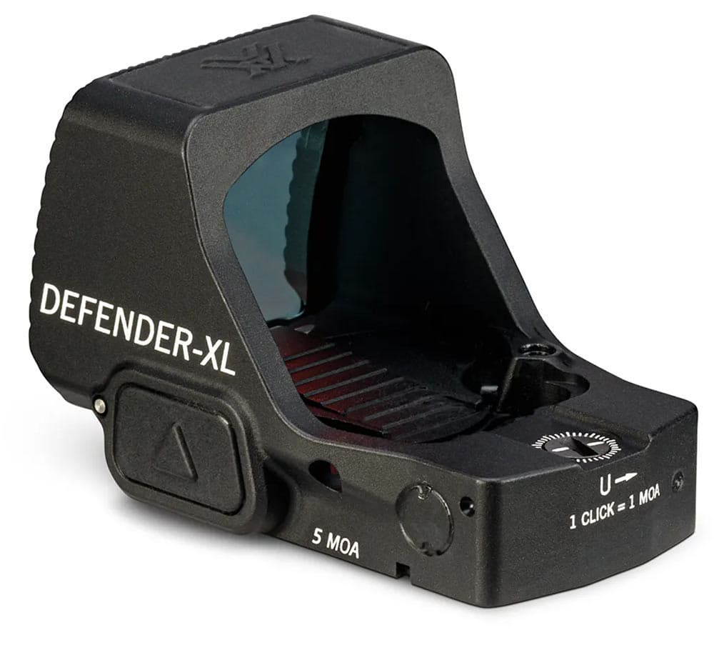 Reflexvisier VORTEX Defender XL™ Red Dot 5 MOA mit Picatinny Montage & Glock MOS Adapterplatte