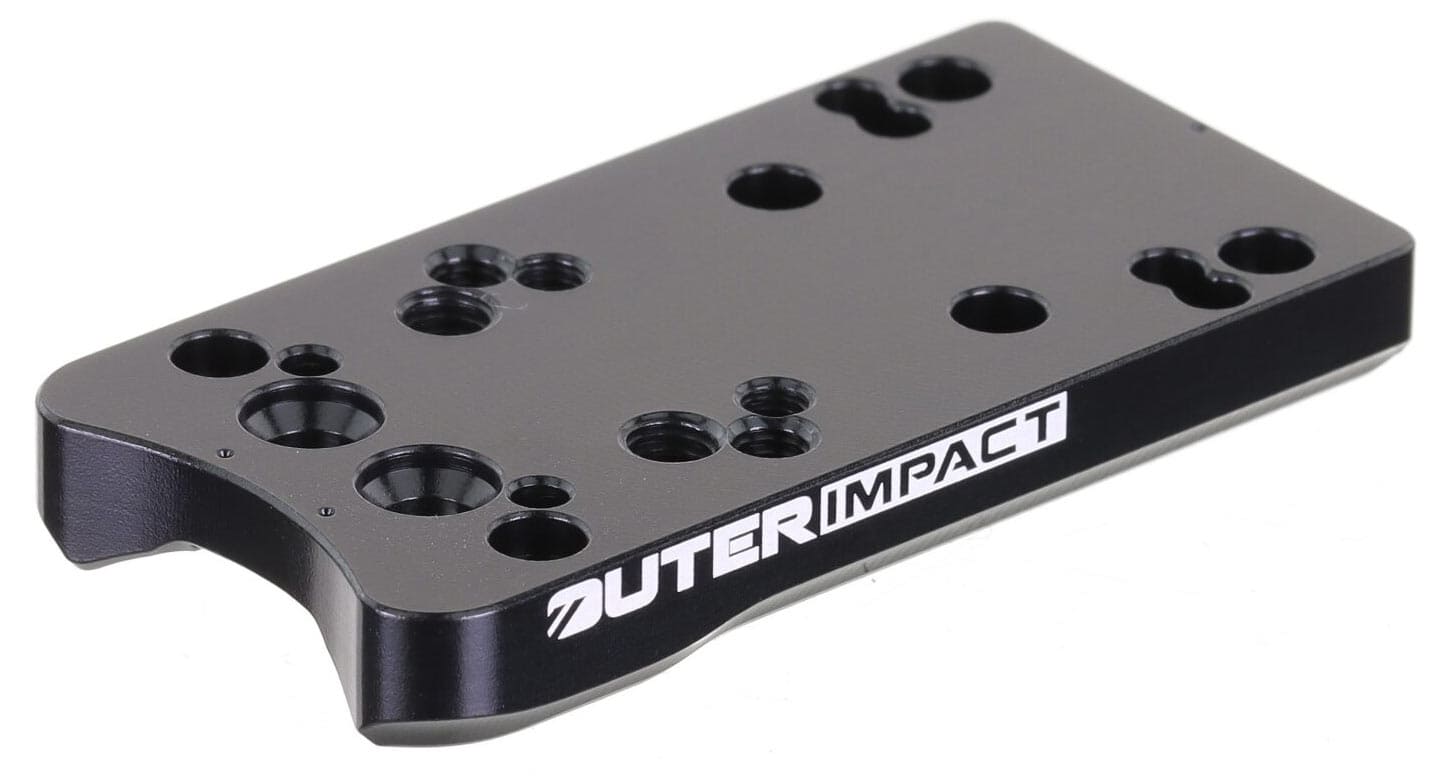 Outerimpact Universal Red Dot Kurzwaffen Adapter für Walther PPQ Pistolen M.R.A.