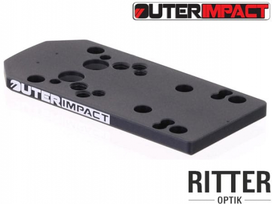 Outerimpact Universal Red Dot Adapter für Heckler & Koch USP Pistolen