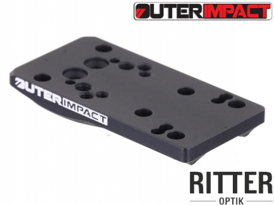 Outerimpact Universal Red Dot Adapter für CZ 75 Kurzwaffenmontage Pistolen M.R.A.