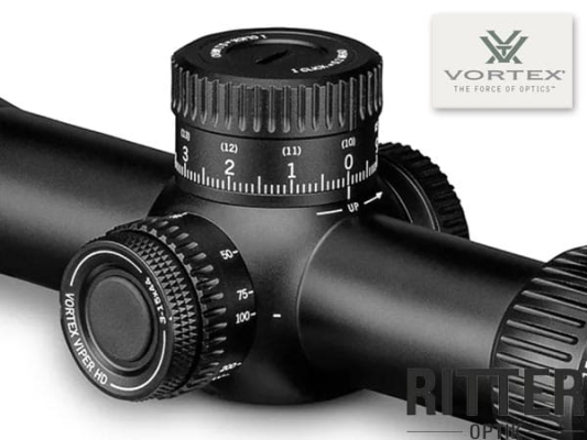 Vortex Zielfernrohr VIPER HD 3-15x44 SFP mit VMR-3 MRAD Leuchtabsehen RevStop Zero Reset