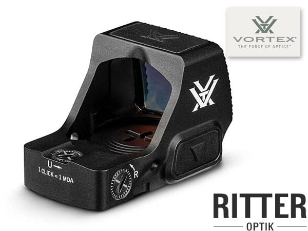 Rotpunktvisier Vortex Defender ST 6 MOA | Mikro Red Dot inkl. Montage Glock MOS