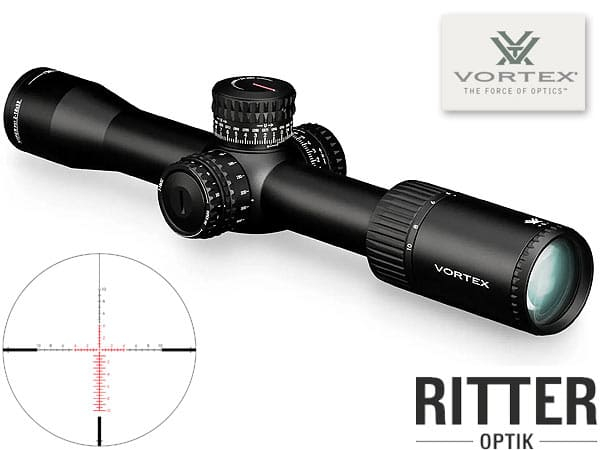 VORTEX Zielfernrohr Viper PST GEN II Serie 2-10x32 FFP EBR-4 Leuchtabsehen MRAD Absehen 1. Bildebene